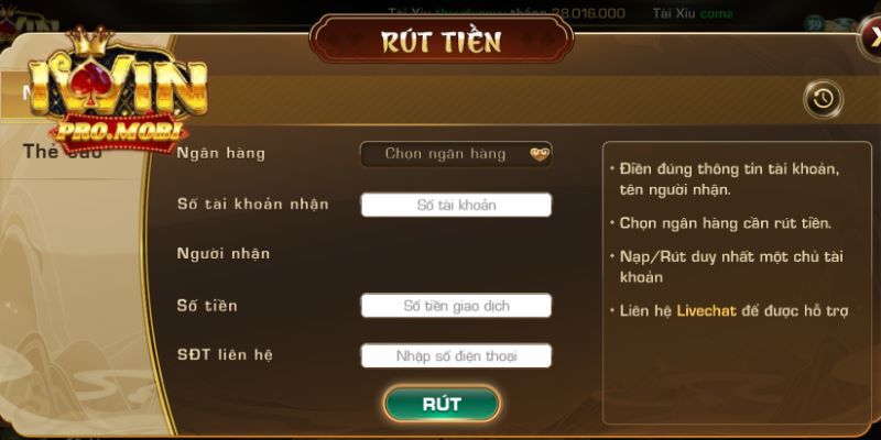 Rút tiền theo quy trình chuẩn xác tránh phát sinh lỗi