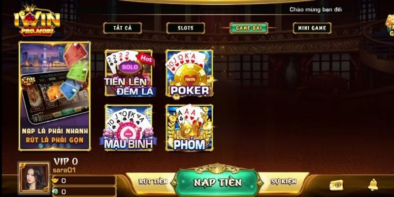 Thứ hạng từ cao đến thấp trong cách chơi Poker Iwin